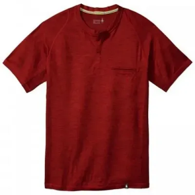 Футболка чоловіча Smartwool Everyday Exploration SS Henley Clay, р. S (SW 00272.141-S) - Robinzon.ua