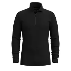 Термофутболка з довгим рукавом чоловіча Smartwool Men's Classic Thermal Merino Base Layer 1/4 Zip Boxed, Black, XL (SW SW002822.001-XL) - Robinzon.ua