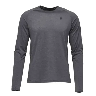 Футболка чоловіча з довгим рукавом Black Diamond M Lightwire LS Tech Tee, Steel Gray, XXXL (BD 75309000343XL1) - Robinzon.ua