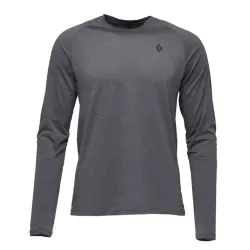 Футболка чоловіча з довгим рукавом Black Diamond M Lightwire LS Tech Tee, Steel Gray, S (BD 7530900034SML1) - Robinzon.ua