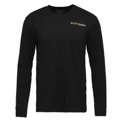 Футболка з довгим рукавом чоловіча Black Diamond M Heritage Wordmark LS Tee, Black, M (BD 7524440002MED1) - Robinzon.ua