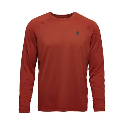 Футболка з довгим рукавом чоловіча Black Diamond M Alpenglow LS Crew, Burnt Sienna, S (BD 7520926044SML1) - Robinzon.ua