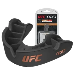 Капа боксерська OPRO Junior Bronze UFC Hologram Black (art.002264001) - Robinzon.ua