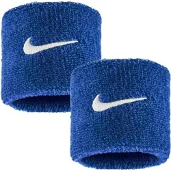 Напульсники Nike SWOOSH CLASSIC WRISTBANDS 2PK синий Универсальные One Size N.101.2405.400.OS - Robinzon.ua