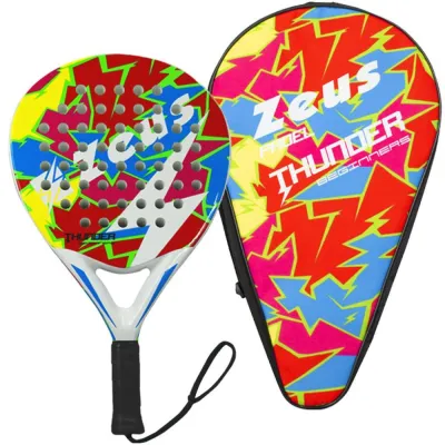 Ракетка для падел тенісу Zeus Racchetta Thunder beginners ne/bi with cover Z01937 - Robinzon.ua
