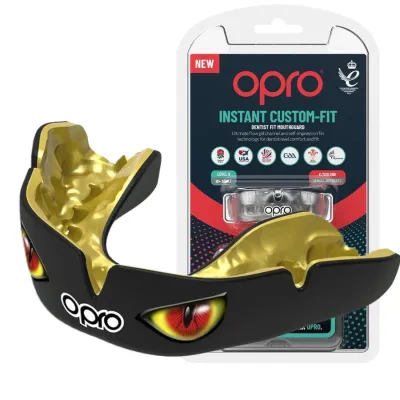 Капа OPRO Instant Eyes доросла (вік 11+) Black/Red (art.102524002) - Robinzon.ua