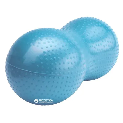 Мяч для масажу LiveUP MINI THERAPY BALL блакитний 28x12см LS3574 - Robinzon.ua
