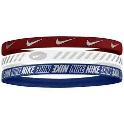 Пов'язка на голову Nike W HEADBANDS 3.0 METALLIC UNIVERSITY 3 шт - Robinzon.ua