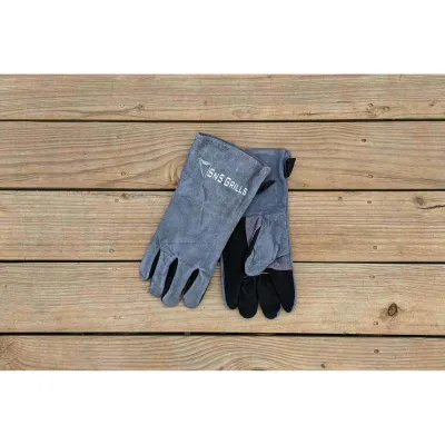 Термостойкие кожаные перчатки для гриля Slow and Sear SNS-GLV. - Robinzon.ua