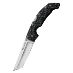 Ніж складаний Cold Steel Voyager Large, Tanto Point, Plain Edge, 10A, Black (CST CS-29AT) - Robinzon.ua