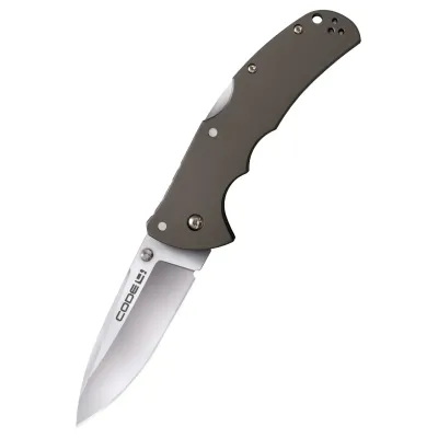 Ніж складаний Cold Steel Code 4 Spear Point, Metal Grey (CST CS-58PS) - Robinzon.ua