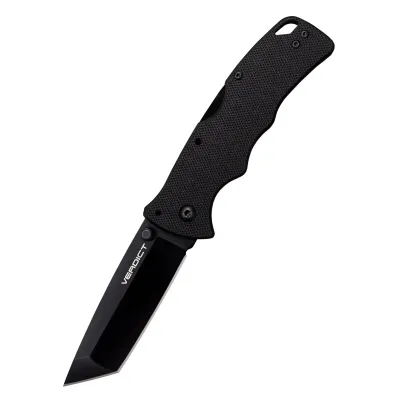 Ніж складаний Cold Steel 3" Verdict, Tanto, AUS10A, Black (CST CS-FL-C3T10A) - Robinzon.ua