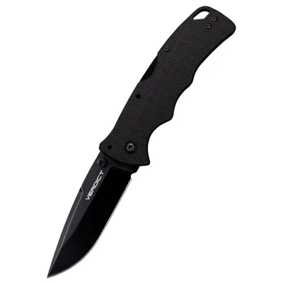 Ніж складаний Cold Steel 3" Verdict, Spear Point, AUS10A, Black (CST CS-FL-C3SP10A) - Robinzon.ua