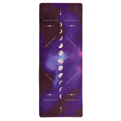 Коврик для йоги EasyFit BlueMoon (замша-каучук) фиолетовый - Robinzon.ua
