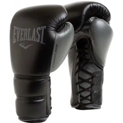 Боксерські рукавиці Everlast Powerlock 2 Pro Lace Чорний 12 унцій (896910-70-312 12) - Robinzon.ua