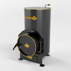 Буржуйка «Canada» 85 м3 із зольником - Robinzon.ua