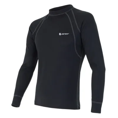 Термопо футболка мужская Sensor Double Face LS black 24000003, SM11DF-black-L. - Robinzon.ua