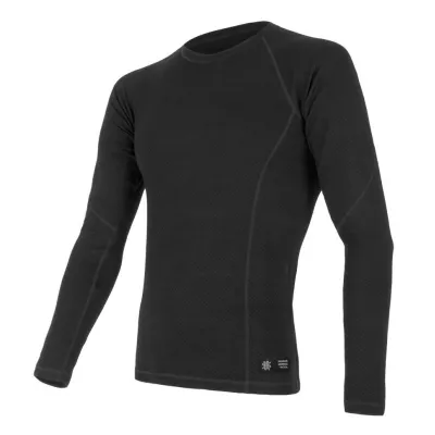 Термофутболка чоловіча Sensor Merino DF LS black 15100021, SM11M-black-XXL - Robinzon.ua