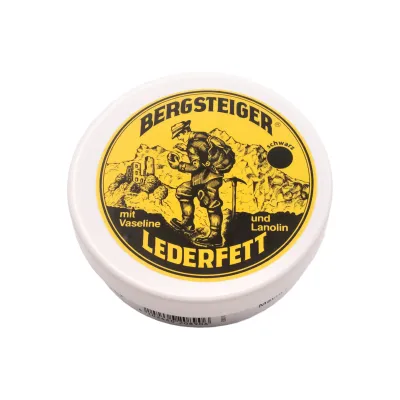 Водоотталкивающее пропитка для обуви HeySport Bergsteiger-Leather-Grease черная 150 мл. - Robinzon.ua