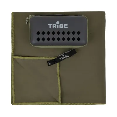 Рушник з мікрофібри Tribe Pocket Towel 40х80 см T-LC-0001-S, army-green - Robinzon.ua