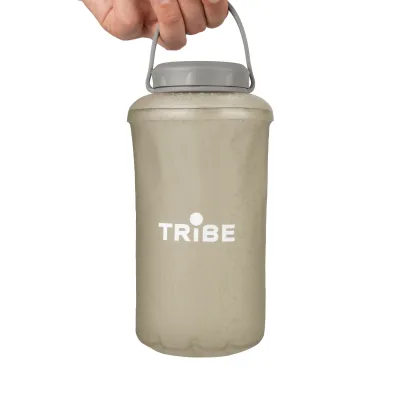 Бутылка Tribe Soft Bottle 1 л TPU мягкая T-FE-0023-серая. - Robinzon.ua