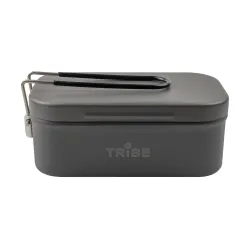 Контейнер для їжі Tribe Lunch Box Alu T-FG-0016-grey - Robinzon.ua