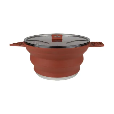 Каструля Tribe Collapsible Pot 2,5 л силіконова T-FF-0025, brown - Robinzon.ua