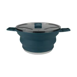 Каструля Tribe Collapsible Pot 2,5 л силіконова T-FF-0025, ocean - Robinzon.ua