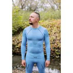 Термобілизна чоловіча Tramp Active комплект (футболка+штани) UTRUM-021-blue, 2XL - Robinzon.ua