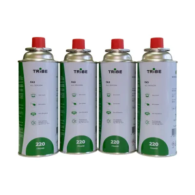 Комплект газовых картриджей Tribe цанговый 220 г 4 шт T-HF-0011. - Robinzon.ua