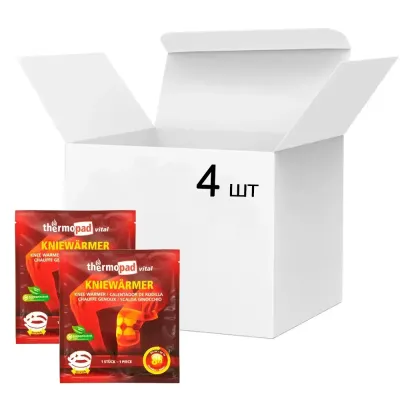 Хімічна грілка для колін Thermopad Knee Warmer, 4 шт (TPD 78604) - Robinzon.ua