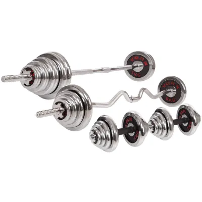 Комплект 4в1 штанги и гантели 55 кг YORK 1312 - Robinzon.ua