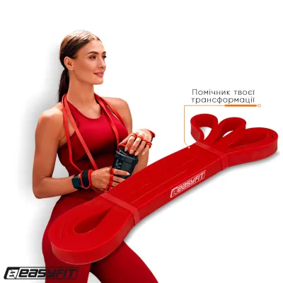 Резиновая петля EasyFit 2-15 кг красная - Robinzon.ua