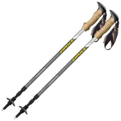 Палиці трекінгові Vipole Carbontrek Cork DLX (S25 02) - Robinzon.ua