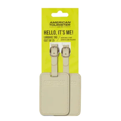 Бирка на чемодан (2 шт.) AMERICAN TOURIST. TA COCONUT SAND - Robinzon.ua