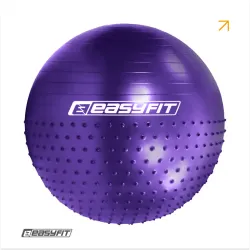 Фитбол 75 см EasyFit Hybrid фиолетовый (фитбол полумассажный) - Robinzon.ua