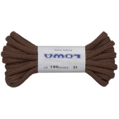 LOWA шнурки Zephyr 130 cm dark brown - Robinzon.ua