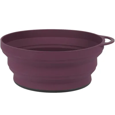 Lifeventure тарілка Silicone Ellipse Bowl фіолетова. - Robinzon.ua