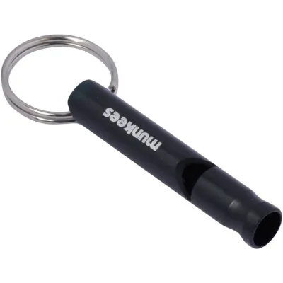 Munkees 3393 брелок-свисток Whistle Small Alu чорний. - Robinzon.ua