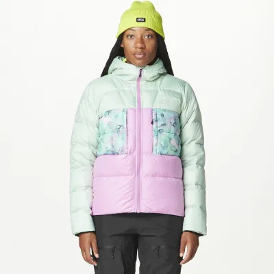 Куртка пухова Hi Puff Down W 2025 сіл Grau-orchid-розмита водна принт L. - Robinzon.ua