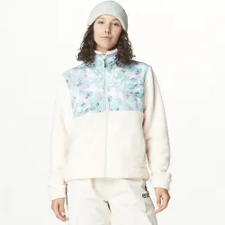 Picture Organic куртка флісова Zelkova Printed W розмитий водяний принт L. - Robinzon.ua