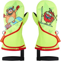 Ziener рукавички лижні Lemmi Jr отруйно жовті 2. - Robinzon.ua