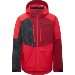 Ziener куртка лижна Trivor 2026 червоно-чорна туманна друк 50. Ziener куртка лижна Trivor 2026 червоно-чорна туманна друк 50. - Robinzon.ua