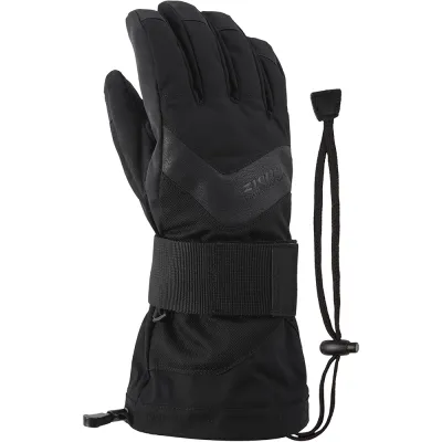 Ziener перчатки с защитой запястья Milan black heringbone 10 - Robinzon.ua