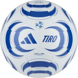 М'яч футбольний Adidas TIRO CLB Білий, Синій 4 (KF8846 4) - Robinzon.ua