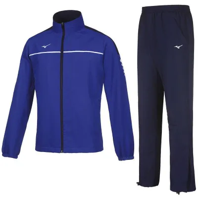 Чоловічий спортивний костюм MIZUNO Team Tokyo micro TRA Синій Чорний 2XL (32EG7001C-22 2XL) - Robinzon.ua