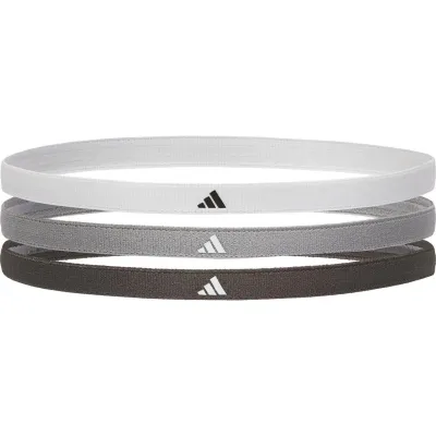 Пов'язки на голову Adidas Hairbands 3pk Білий, Сірий, Чорний One Size (ADAC-16203) - Robinzon.ua