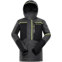 Гірськолижна чоловіча тепла мембранна куртка Alpine Pro MALEF, Black, L (MJCY574990 L) - Robinzon.ua