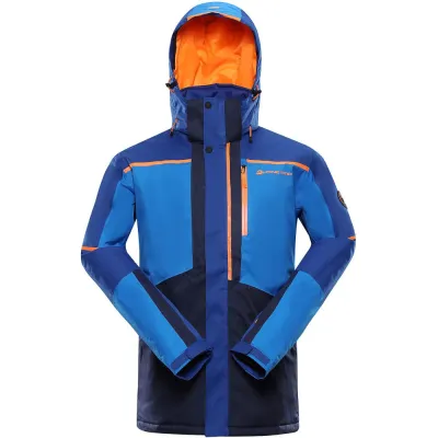 Гірськолижна чоловіча тепла мембранна куртка Alpine Pro MALEF, Dark blue, L (MJCY574653 L) - Robinzon.ua