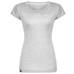 Футболка жіноча Salewa Puez Melange DRY W S/S Tee, White melange, 46/40 (26538/0028 46/40) - Robinzon.ua